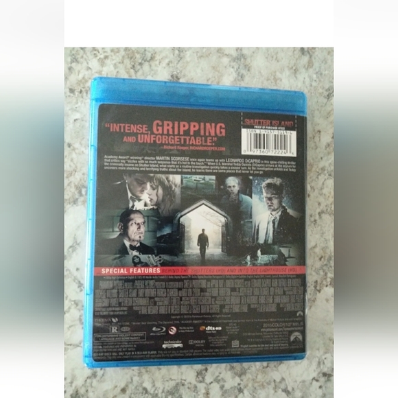 Shutter Island [Blu-ray] - Blu-ray - Tested Great Condition Ready To Ship DVD - Picture 3 of 3